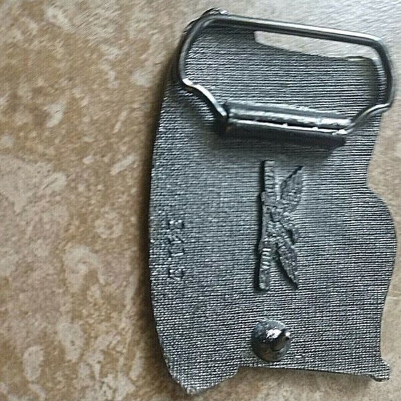 🩸🩸Belt Buckle Vintage Operation Desert Storm THE AMERICAN FLAG - Picture 2 of 13